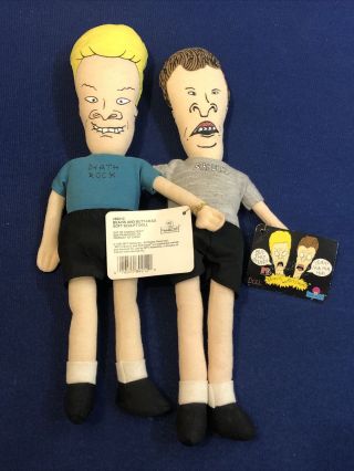 1993 Vintage Mtv Beavis And Butt - Head Soft Sculpt Doll 14 " Plush Dolls With Tags