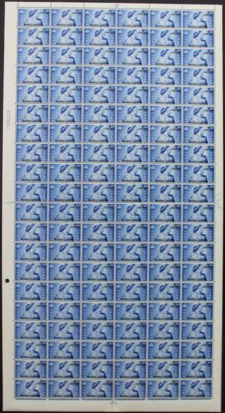 Morocco Agencies: 1948 Full 20 X 6 Sheet 25c Overprint Examples Margins (37380)