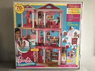 Mattel Barbie Dreamhouse Doll 3 Story 70,  Accessories Fully Furnished