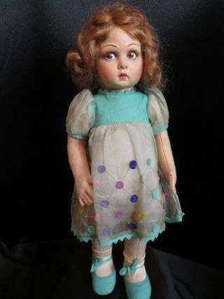 Simply Precious 14 " Antique Lenci Doll Late 1920 