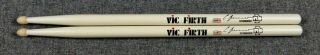 Rammstein Christoph Schneider Signature Tour Drumsticks Rare