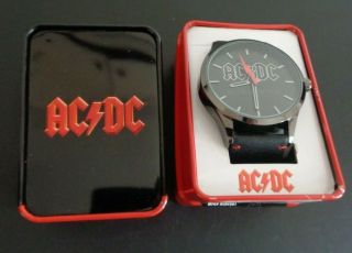 Acdc Rock N Roll Wristwatch Watch,  Tin 2017 Official Merchandise