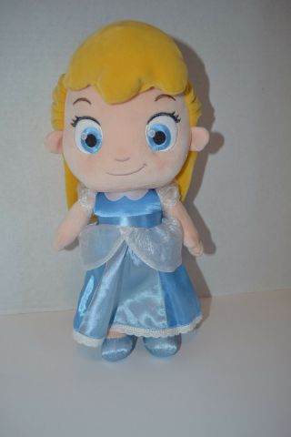 Disney Store 12 " Plush Cinderella Toddler Doll Without Tags