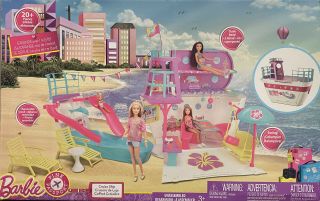 Mattel Barbie Pink Passport Vacation Princess Cruise Ship |