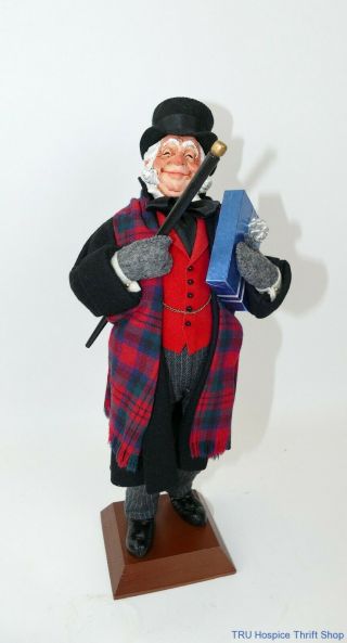Vintage Simpich Grandpapa Christmas Caroler Character Doll