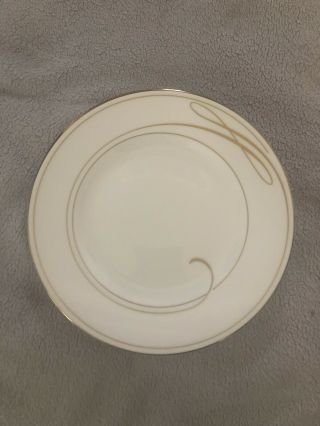 Waterford Ballet Ribbon Gold Salad Plate