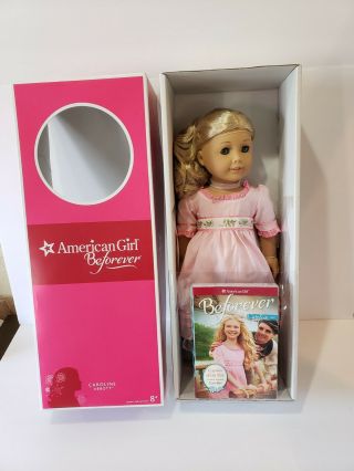American Girl Doll Of The Year Caroline Abbott With Accessories