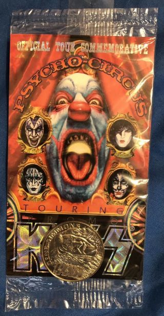 Kiss Psycho Circus Commemorative Touring Coin