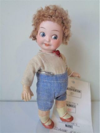 Rare Antique Am 253 Nobbi Kid Googly Eye German Bisque Character Doll Marseille