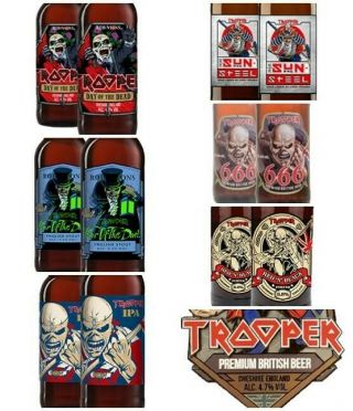 Iron Maiden Trooper Beer Day Of The Dead Ltd Editions 666 Etc.  Robinson 