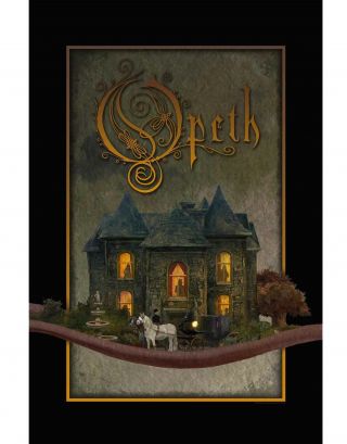 Opeth Textile Poster In Caude Venenum Band Logo Official 70cm X 106cm