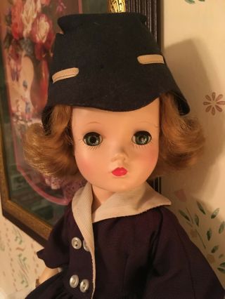 Vintage Madame Alexander Doll Winnie Binnie Walker 15 " 1950s Cissy Face