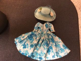 Madame Alexander Cissy Blue Camellia Dress And Hat