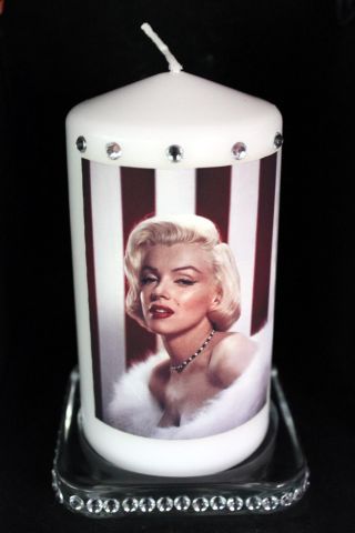 Cellini Candles Marilyn Monroe Unique Designed Gift Images On Back & Front 1