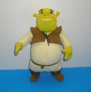 Hasbro Talking Shrek Plush 13” 2003 From Shrek 2 Dreamworks