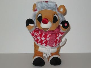 Gemmy Rudolph The Red Nosed Reindeer Musical Light Up Animated Dancing Singing