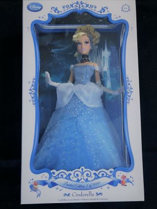 Disney Store Limited Edition Cinderella Doll 17 " Nib 1:5000