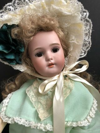 Rare Antique German 23” Simon Halbig “baby Blanche” Bisque Head Doll