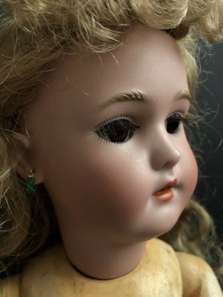 Rare Antique German 23” Simon Halbig “Baby Blanche” Bisque Head Doll 4