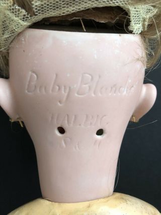 Rare Antique German 23” Simon Halbig “Baby Blanche” Bisque Head Doll 6