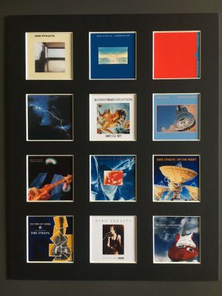 Dire Straits Discography Lp Picture 14 " By 11 " Postage