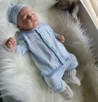 Realborn Reborn Newborn Owen Asleep By Denise Pratt - Final
