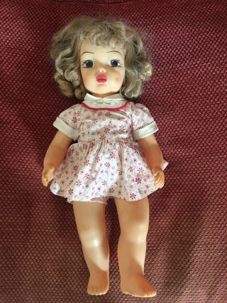 Vintage Terri Lee Plastic Doll With Wardrobe And Accessories 16 Inch 1954 1955