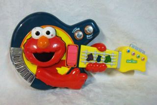 Seame Street Elmo Guitar 13 " Musical Toy Street Jam 2002 Lights