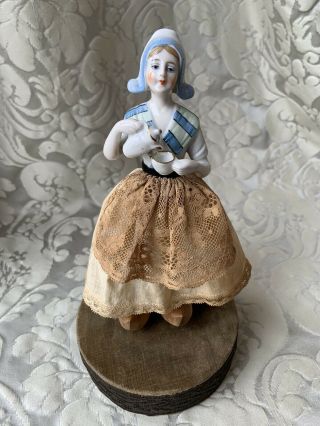 Suberb Half - Doll/demi - Figurine/buste Porcelaine/teepuppe/chocolate Lady/