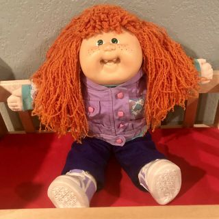 Headmold 19 Vintage Cabbage Patch Kids Doll: Designer Line With Freckles & Teeth