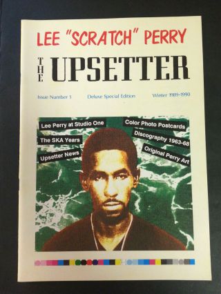 Lee Scratch Perry The Upsetter Rare Issue 1 The Life Of Lee Perry Fanzine