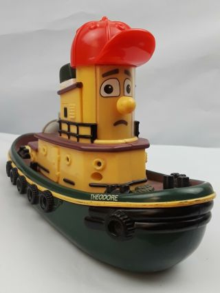 Theodore The Tugboat With Changing Expressions Ertel 8 " Long Rolling Toy