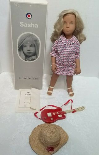 Sasha Doll Limited Edition - 184a - Blonde With Guitar And Dress - Very Rare