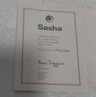 SASHA DOLL LIMITED EDITION - 184A - Blonde with Guitar and Dress - Very Rare 2