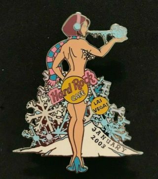 Hard Rock Cafe Las Vegas 2003 Calendar Girl Pin 1 January Hrc 15958
