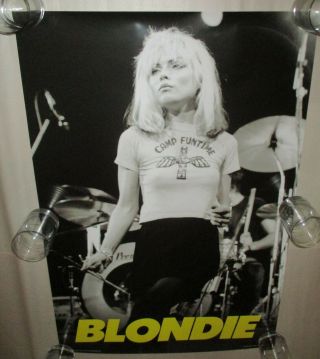 Blondie 2013 Camp Funtime Rare Poster Minus 24 " X 36 " Debbie Harry Braless