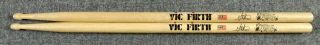 Bullet For My Valentine Michael Thomas Signature Tour Drumsticks Rare