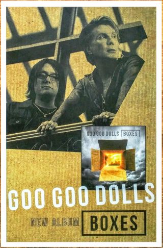 Goo Goo Dolls Boxes Ltd Ed Rare Tour Poster,  Alternative Rock Poster