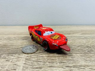 Lightning Mcqueen Finish Line Tongue Out Race O Rama Pixar Die Cast Diecast Cars