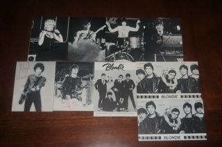 Blondie Complete 9 Postcard Set Debbie Harry 1979 Official Fan Club