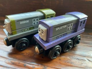 Dodge Splatter Pair,  Thomas & Friends Wooden Railway,  Learning Curve