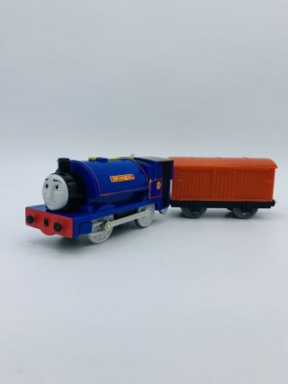 Thomas & Friends Trackmaster Motorized Sir Handel With Boxcar