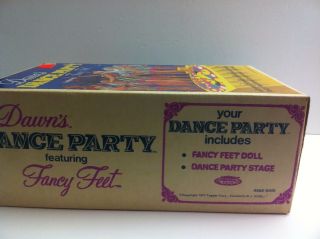 Dawn DANCE PARTY Featuring FANCY FEET Doll Vintage NRFB MIB MIP MOC 3