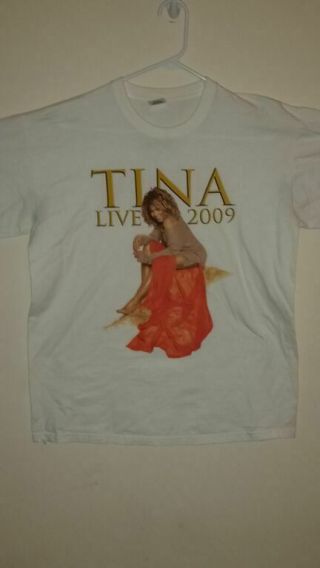 Tina Turner 2009 Live In Concert Tour Sz L Shirt Keb159