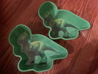 Disney Store - Pixar - Toy Story Rex - Two Rex Shaped Bowls