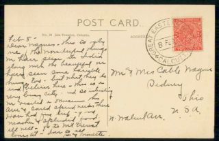 Mayfairstamps India Jain Temples Calcutta To Sidney Ohio Post Card Wwi10071