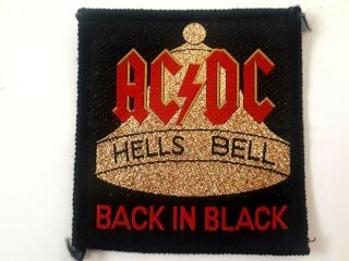 Ac/dc Hells Bell Vintage 1980 