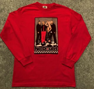 No Doubt Rock Steady Tour 2002 Gwen Stefani Long Sleeved Shirt Medium