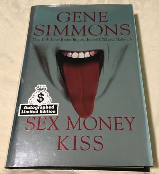 Gene Simmons Autographed Limited Edition Signed Book Sex Money Kiss Hardcover