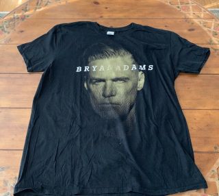 Bryan Adams Reckless 2015 Tour T Shirt - Size Xl - Gildan Softstyle - Worn Once